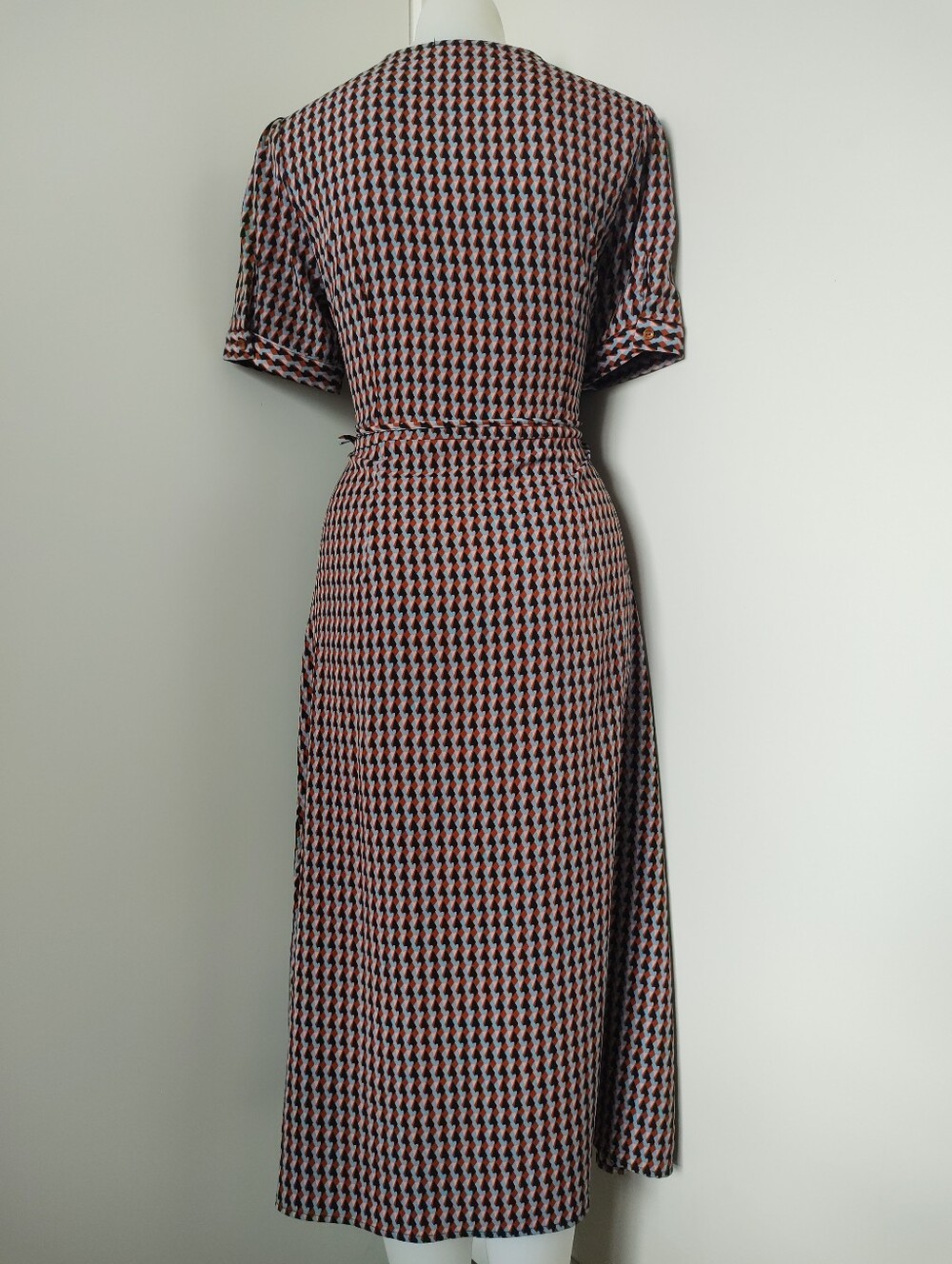 Dress Forum Los Angeles Houndstooth Wrap Dress - Picture 3 of 11